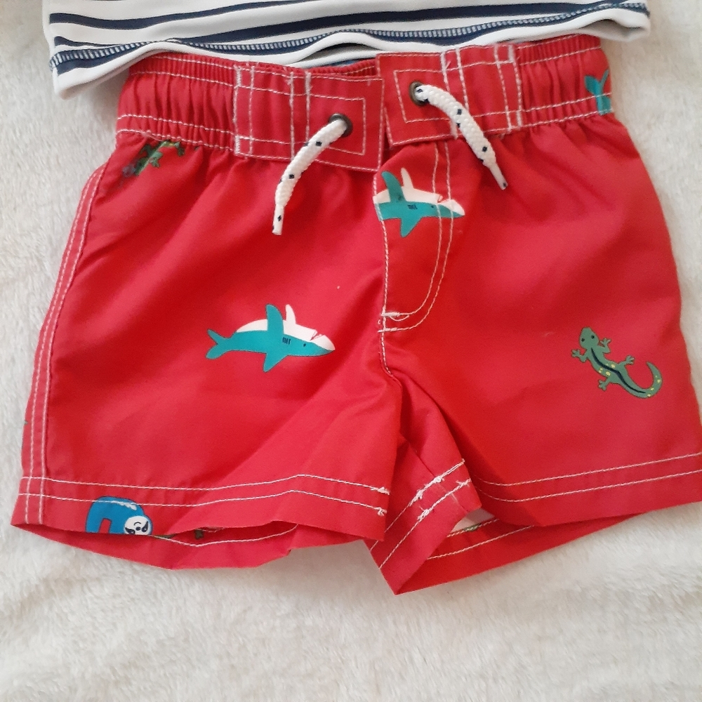 Carter's Baby Boys with graphic of Shark. - Picture 3 of 6